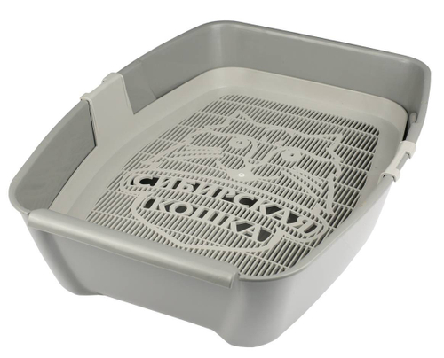 Сибирская кошка туалет для кошек глубокий с сеткой евро