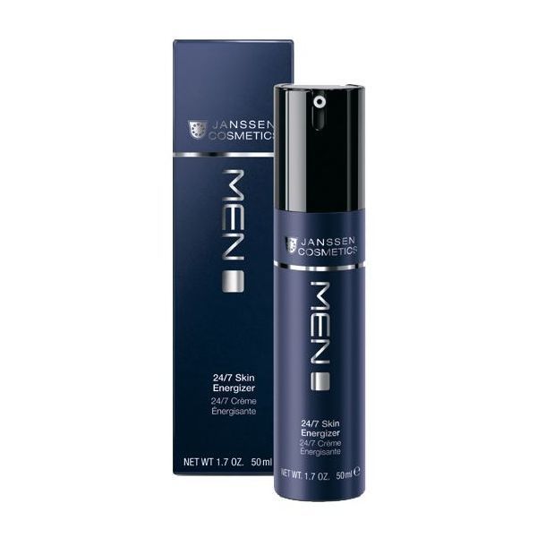 Легкий Anti-Age дневной крем 24-часового действия 24/7 Skin Energizer, Man, Janssen Cosmetics, 50 мл