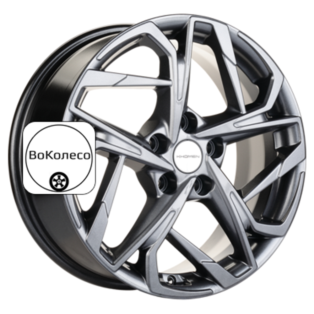 7x17/5x110 ET40 D67,1 KHW1716 (Evolute i-Joy) Gray Khomen Wheels