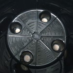 Кашпо Rattan 30л d380мм с внутренним горшком 16л, французский платан