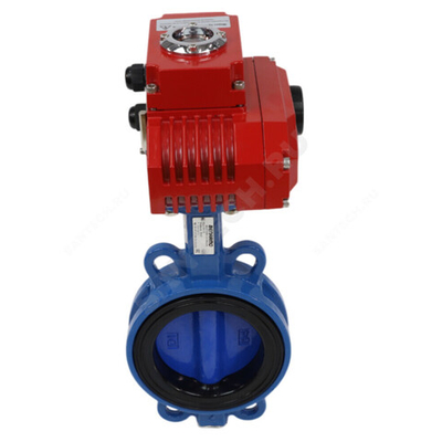 Затвор дисковый поворотный чугун Ду 150 Ру16 межфл с электроприводом QB-170 230В диск чугун манжета EPDM Benarmo 1