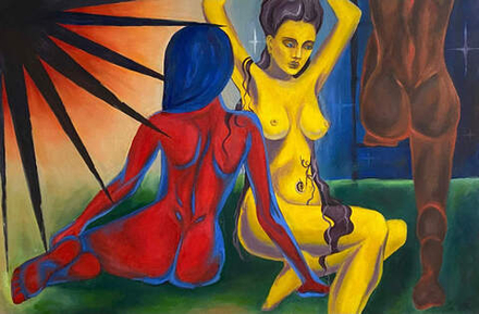 Кашапова Адель (род. 1997) - эротическое искусство русской художницы