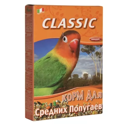 Корм для средних попугаев FIORY Classic