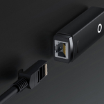 Сетевой адаптер Baseus Lite Series Ethernet Adapter Type-C to RJ45 LAN Port 100Mbps - Black