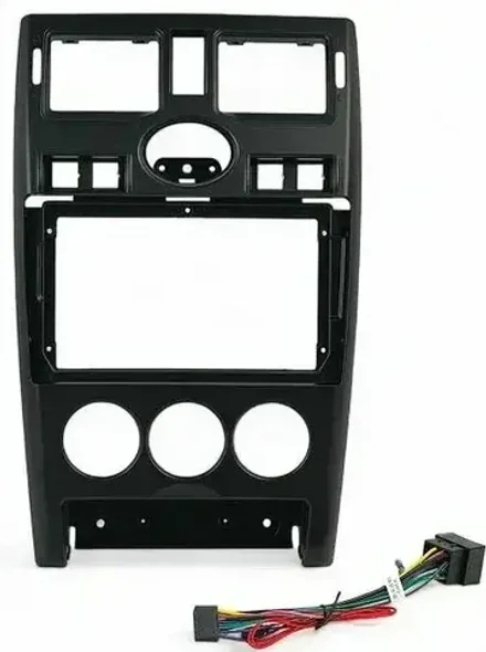 Магнитола для Lada Priora 2007-2013 (рамка черная) - Carmedia OL-9066-1 QLed, Android 12, TS10, CarPlay, 4G SIM-слот