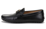 TOD"S logo-plaque leather loafers