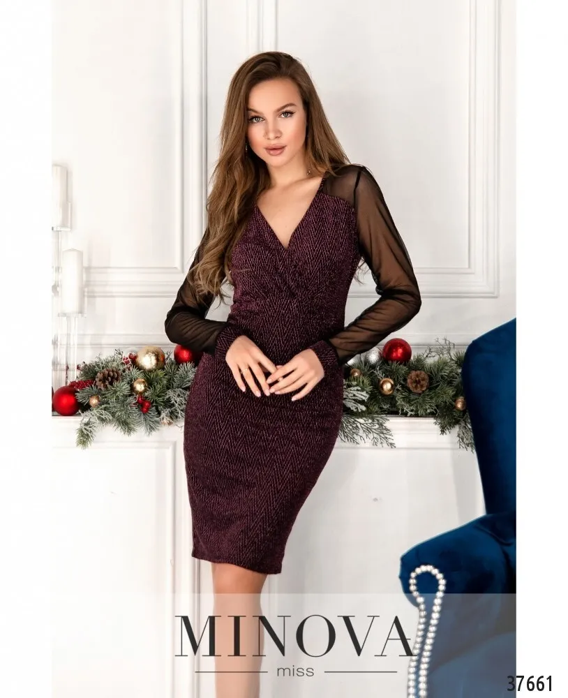 Платье 2157-пудра Minova