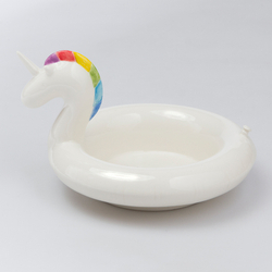 Миска сервировочная керамическая floatie unicorn