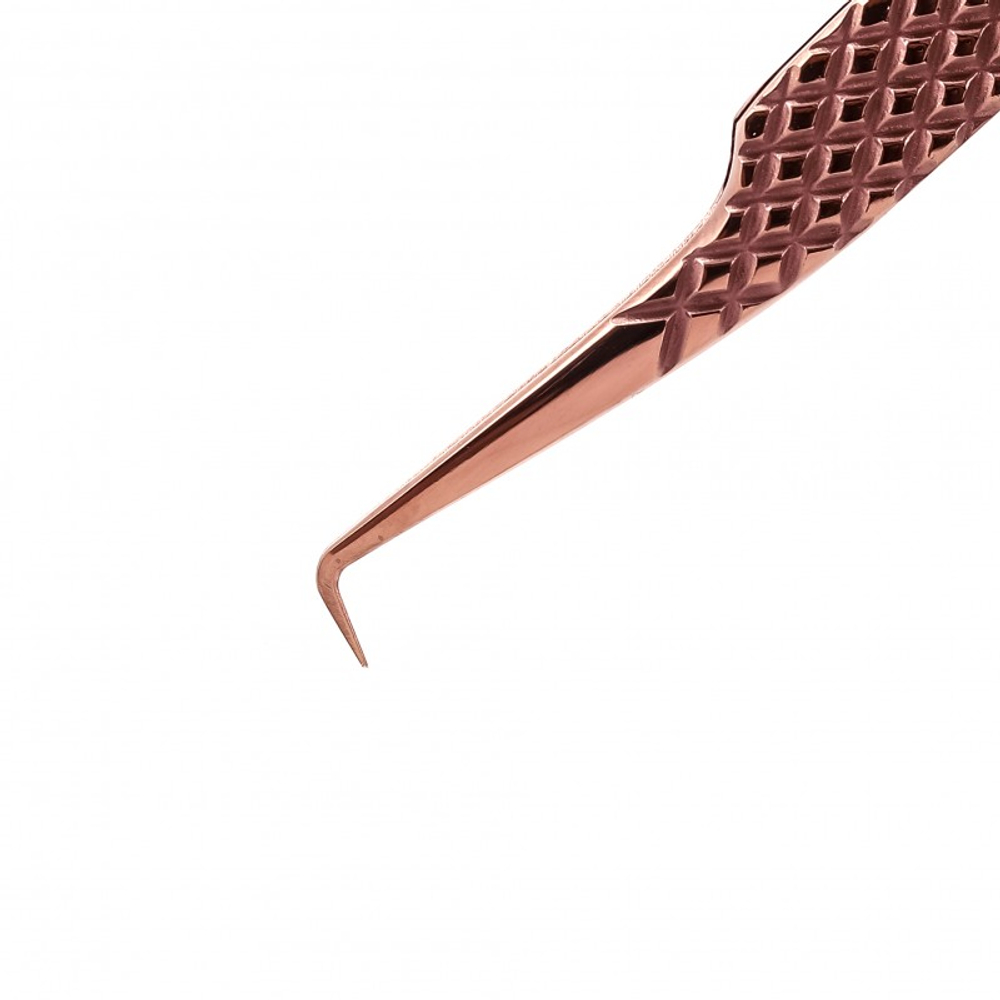 Пинцет Diamond L-90 Rose Gold Be Happy