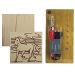 Набор для творчества "Выжигание по дереву Утренняя прогулка": 2 дощ., выж. аппарат+5 нас.+2 предм., 367057