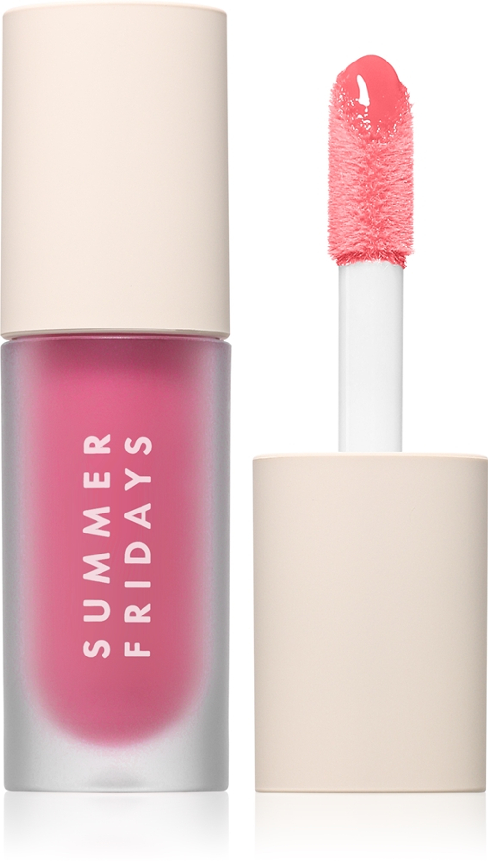 Summer Fridays Dream Lip Oil - Блеск для губ: олейк навилжающий до уст оттенок Pink Cloud, 4 ml