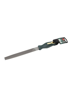 Напильник плоский 10''-250мм, на пластиковом держателе RockForce RF-5056P110