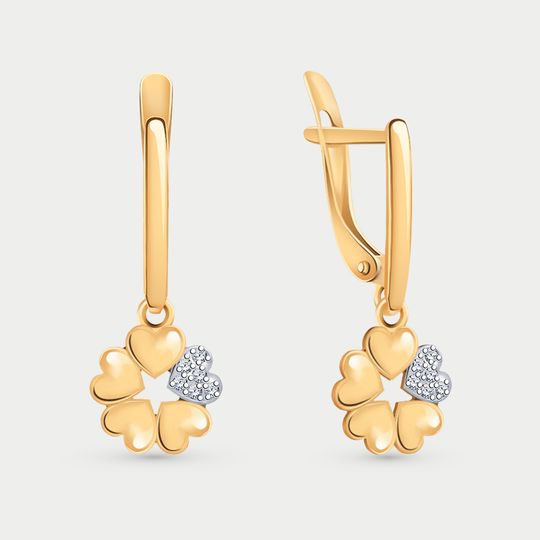 Серьги золотые