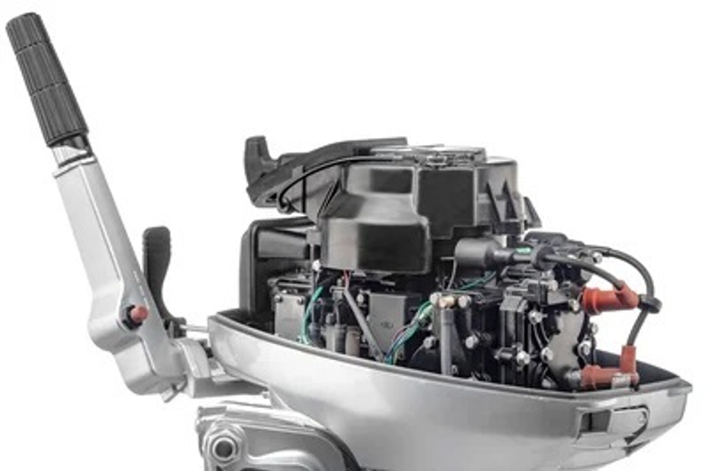 Лодка ПВХ АНДРОМЕДА 375 киль + 2х-тактный лодочный мотор SHARMAX SM9.9HS