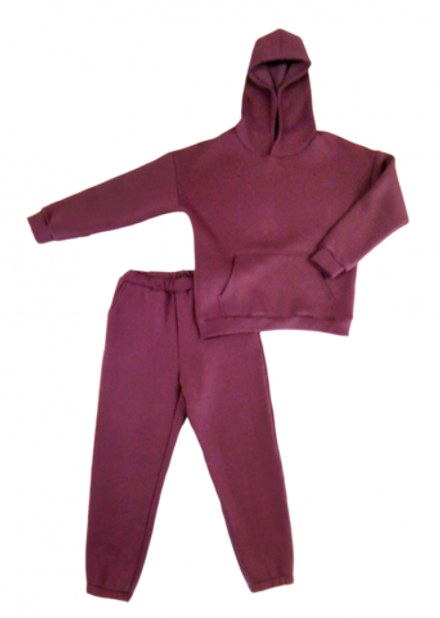 Спортивный костюм 2602/20 брусника, 3хн