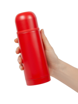 Термос Relaxika 101 (0,35 литра), красный (без лого)