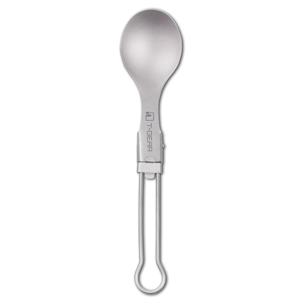 Складная ложка титановая T-Gear Titanium Folding Spoon