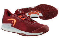 Мужские кроссовки теннисные Head Sprint Pro 3.5 Clay - dark red/orange
