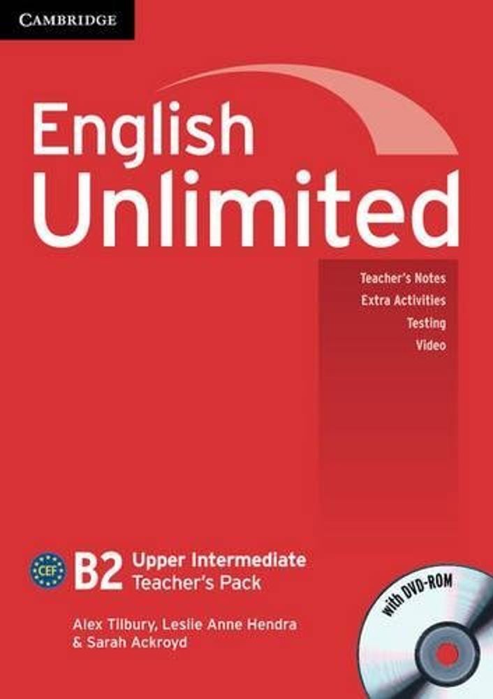 English Unlimited Upper Intermediate Teacher&#39;s Pack (Teacher&#39;s Book with DVD-ROM) Книга для учителя