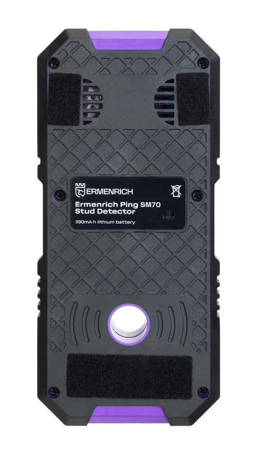 Детектор скрытой проводки Ermenrich Ping SM70, фиолетовый