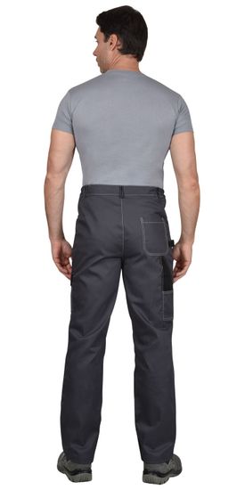 Брюки "Сириус-Фаворит-Мега" (серый/черный)