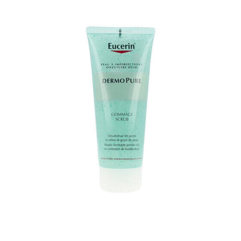 Eucerin DermoPure Gommage Problem Skin Scrub Скраб для проблемной кожи с микрочастицами для очистки пор 100 мл