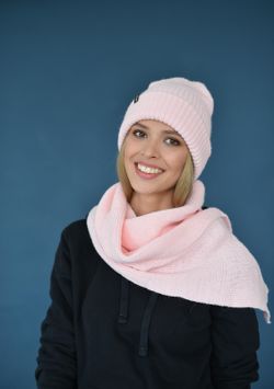 Шарф вязаный ХАТУ (Фламинго)