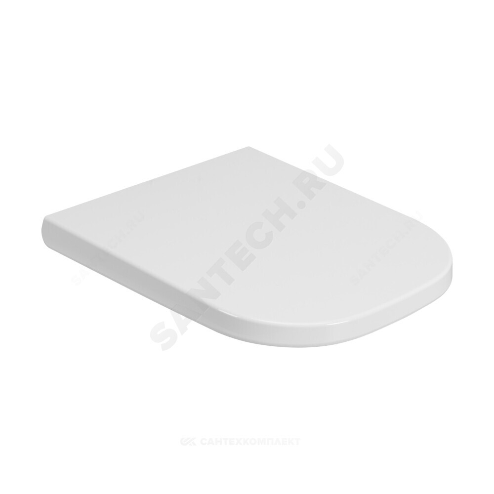 Сиденье для унитаза supralit микролифт белое The Gap Roca A80173200B