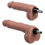 Черная металлическая секс-машина 45,2см с дистанционным управлением Lovense Sex Machine Smart Dual-Arm Intimacy Device LE-22