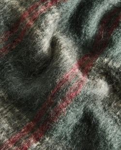 Zara Home - Мягкое клетчатый плед, зеленый, 140x190 см