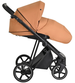 Детская коляска Roan Sol 3 в 1 с автокреслом Tutis Elo Black RSL/1014 Cinnamon