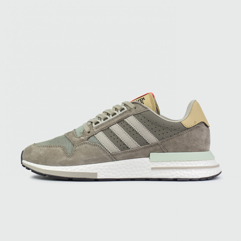 кроссовки Adidas ZX 500 Boost Grey / Mint Wmns