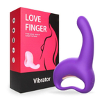 Фиолетовый вибратор для G-стимуляции (Цвет: фиолетовый)