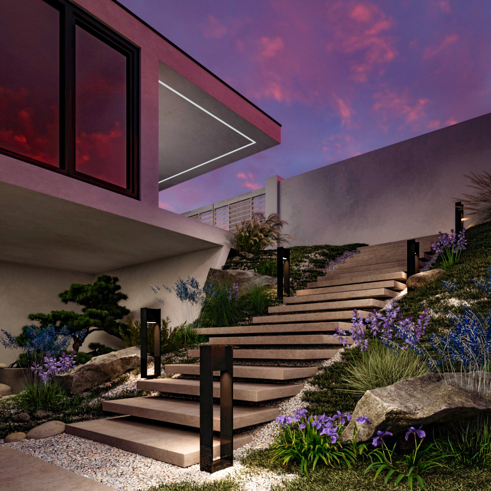 Ландшафтный светодиодный светильник Maytoni Gran O465FL-L16GF3K