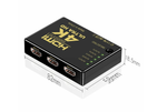 Коммутатор HDMI 5 в 1, 4K 60 Гц, HDR HDMI переключатель с пультом ДУ для PS5 Xbox Series X/S PS4, Черный