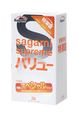 SAGAMI Xtreme 24шт. Презервативы ультратонкие, латекс 0,04 мм