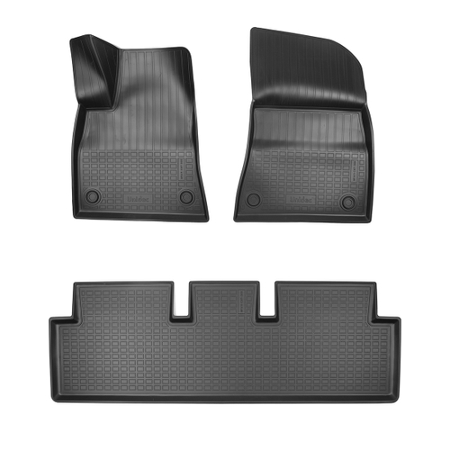 Ковры в салон Norplast/Unidec для Tesla Model 3 в кузове SD (2017-)Полиуретан,Черный, арт.NPA11-C87-300