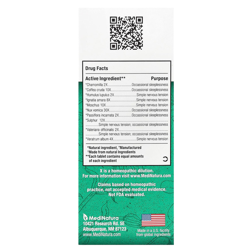 MediNatura, BHI, Calming, 100 таблеток