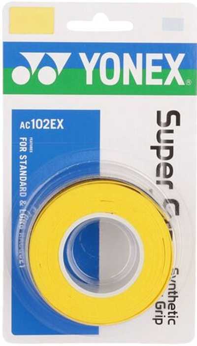 Теннисные намотки Yonex Super Grap 3P - yellow