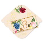 Конверт для денег стандарт «С Днём Рождения - Летний сад»