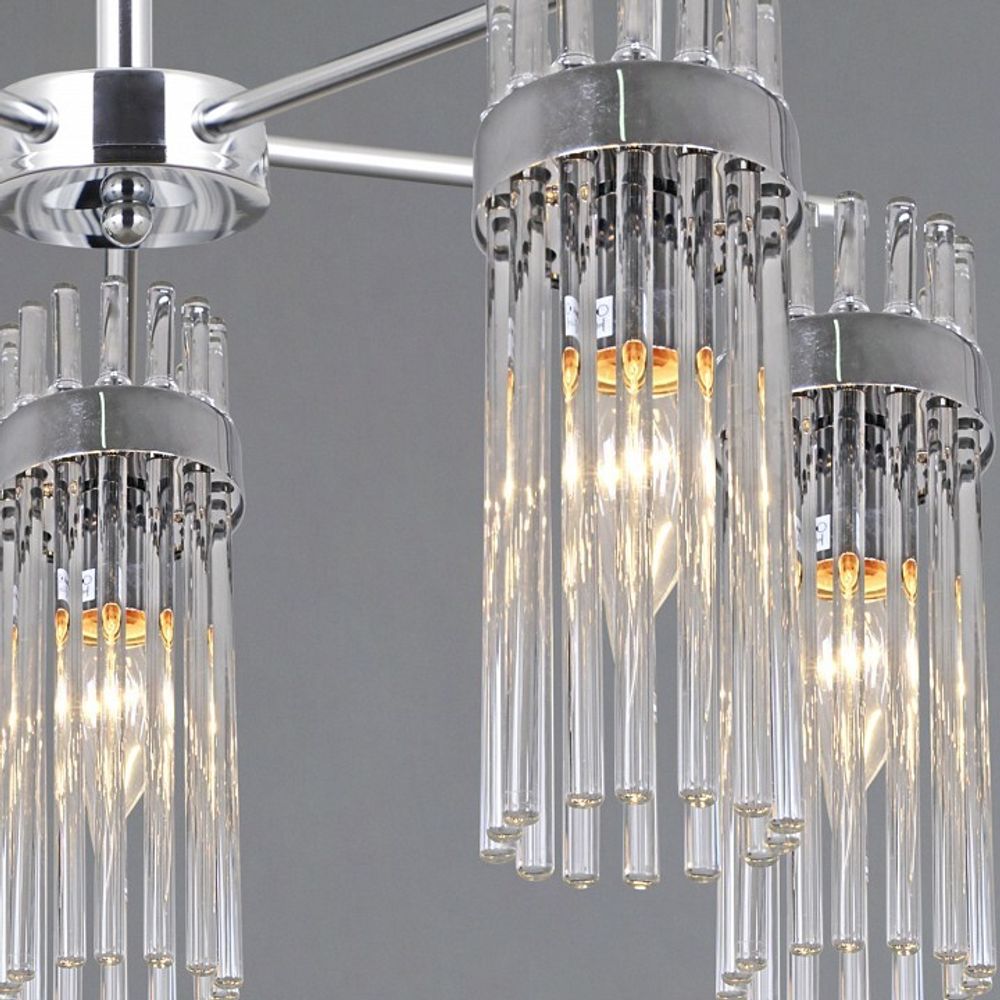 Люстра на штанге ILLUMICO GENOA IL0761-5CSQ-25 CR GENOA