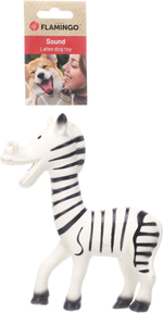 Игрушка для собак Зебра, 4,9 х 15 х 19 см, латекс, Flamingo