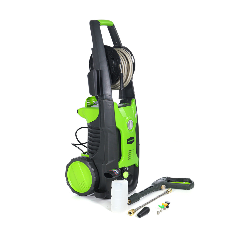 Мойка высокого давления электрическая Greenworks GPWG5II, 2000 Вт, 140 бар