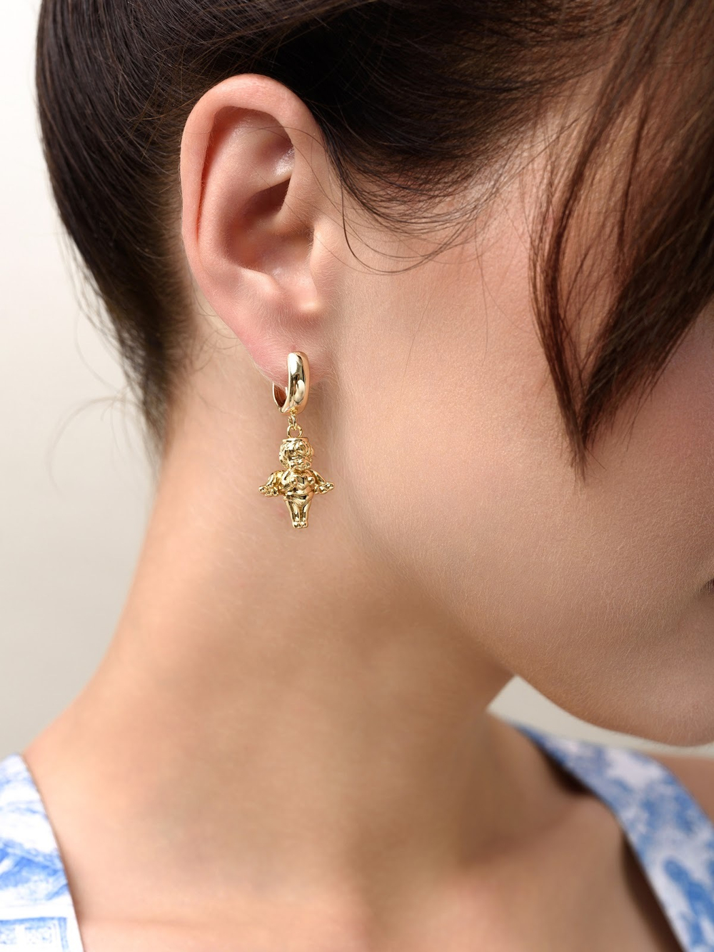 Серьги "Angel heart" Gold