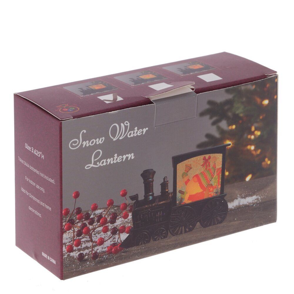 GAEM Изделие декор Паровоз "Гном/Олень/Эльф" (подсвет, AAAх2 н/п) L13 W4,5 H8,5 см, 3в.