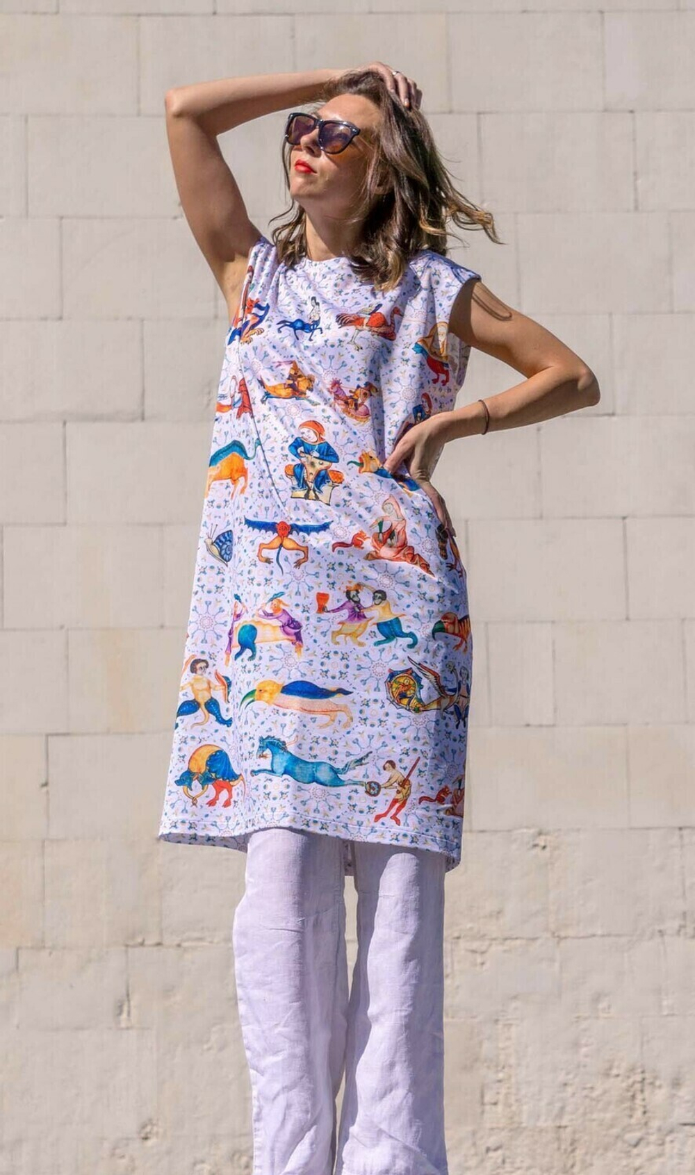 Платье "Латтрелла", по мотивам иллюстраций в средневековой Псалтири Латтрелла