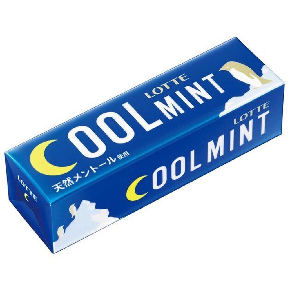 Жевательная резинка Lotte Cool Mint Освежающая мята 9 шт 19,1 г