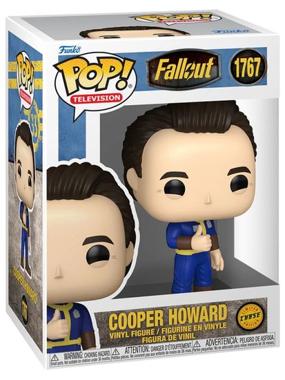 Фигурка Funko POP! TV Fallout Vault Boy w/(Cooper Howard) Chase (1767) 87075 / Фигурка Фанко ПОП! по мотивам сериала "Fallout", Купер Ховард (ЧЕЙЗ)