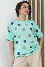 Блуза Тори (зеленая) Б13520-20М LT Collection