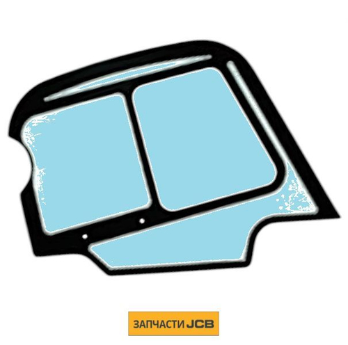 Стекло дверное левое JCB 400/K8350
